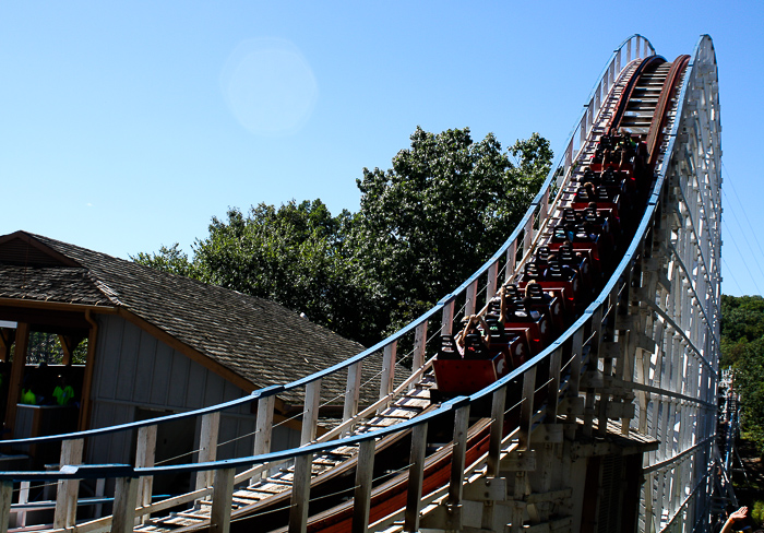 The Sccreaming Eagle Roller Coaster at Six Flags St. Louis, Eureka, Missouri