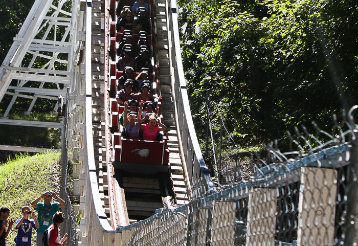 The Sccreaming Eagle Roller Coaster at Six Flags St. Louis, Eureka, Missouri