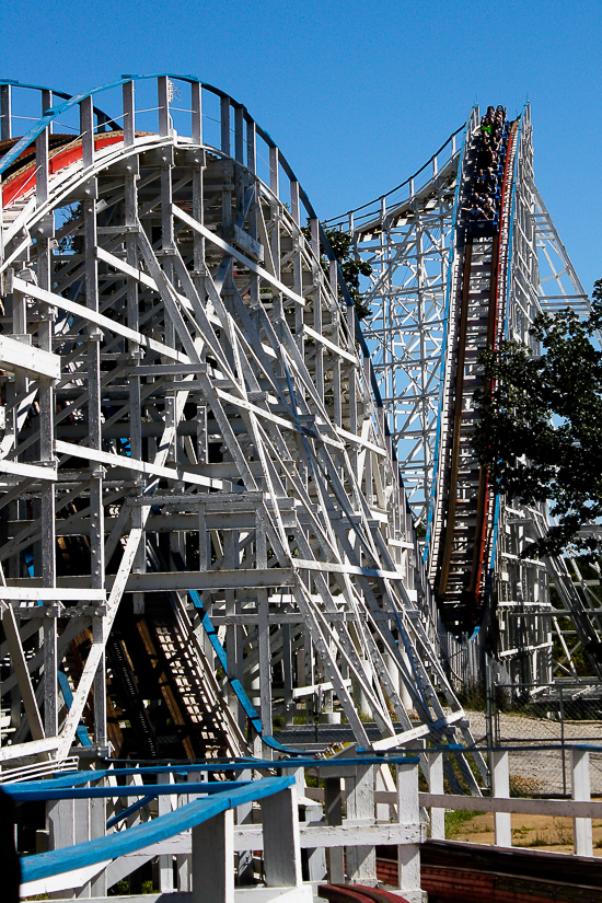 The Screaming Eagle Roller Coaster at Six Flags St. Louis, Eureka, Missouri