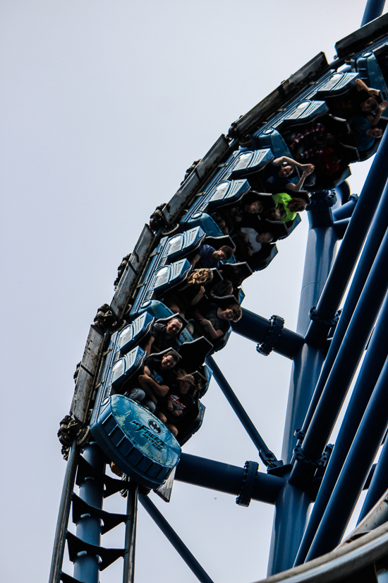 The Mr. Freeze Roller Coaster Behind the scenes tour during Daredevil Daze 2015 Six Flags St. Louis, Eureka, Missouri