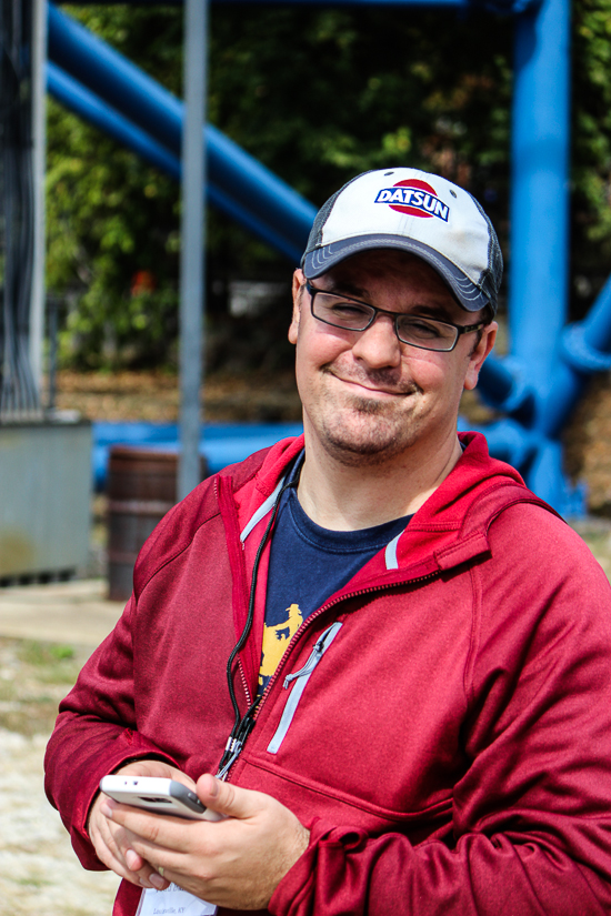 The Mr. Freeze Roller Coaster Behind the scenes tour during Daredevil Daze 2015 at Six Flags St. Louis, Eureka, Missouri