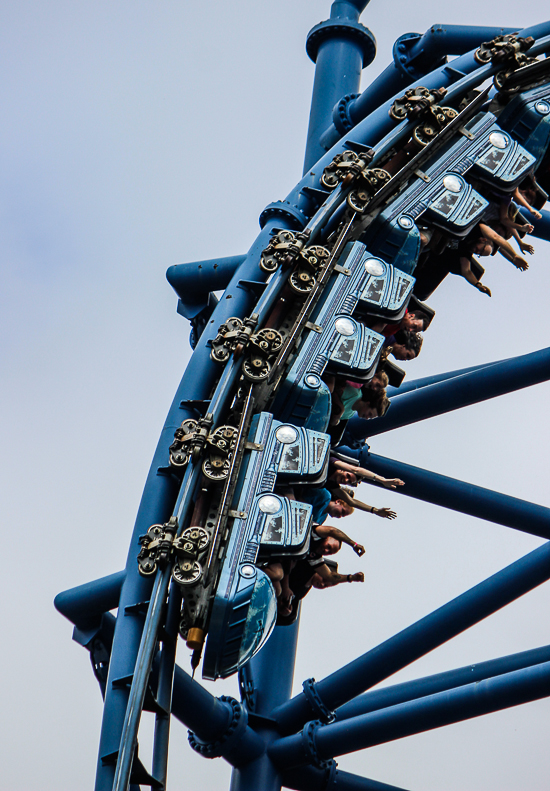 The Mr. Freeze Roller Coaster Behind the scenes tour during Daredevil Daze 2015 Six Flags St. Louis, Eureka, Missouri