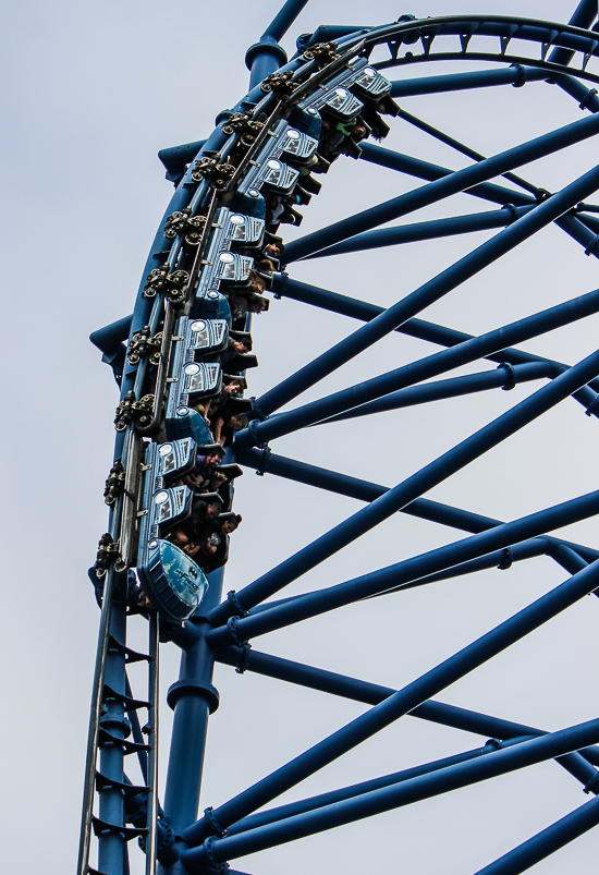 The Mr. Freeze Roller Coaster Behind the scenes tour during Daredevil Daze 2015 at Six Flags St. Louis, Eureka, Missouri