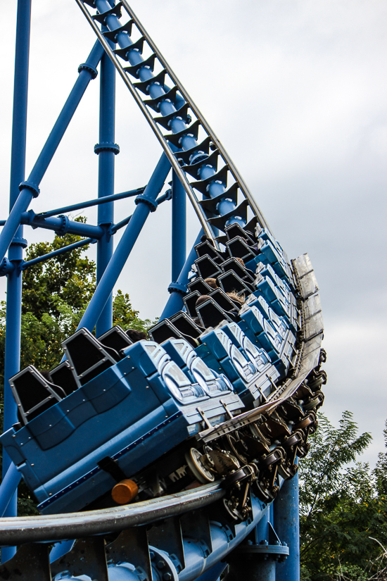 The Mr. Freeze Roller Coaster Behind the scenes tour during Daredevil Daze 2015 Six Flags St. Louis, Eureka, Missouri