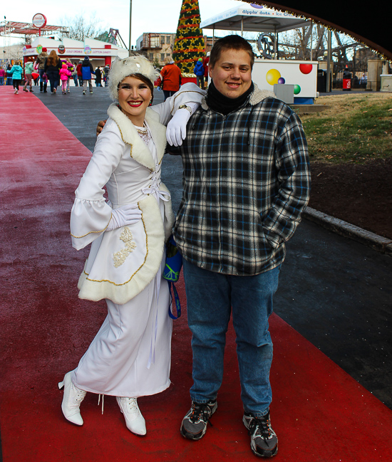 The new for 2016 Holiday In The Park Christmas celebration at Six Flags St. Louis, Eureka, Missouri