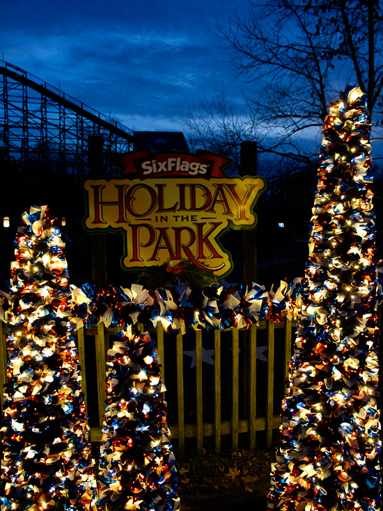 The new for 2016 Holiday In The Park Christmas celebration at Six Flags St. Louis, Eureka, Missouri