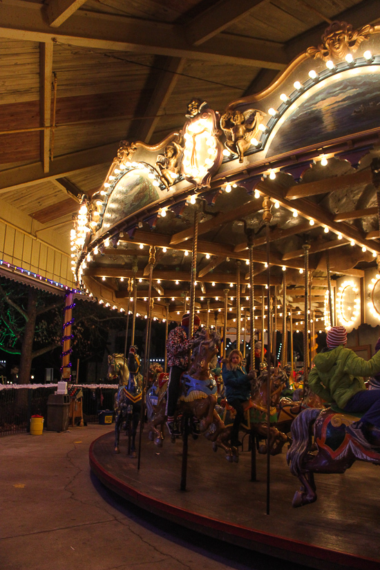 The new for 2016 Holiday In The Park Christmas celebration at Six Flags St. Louis, Eureka, Missouri