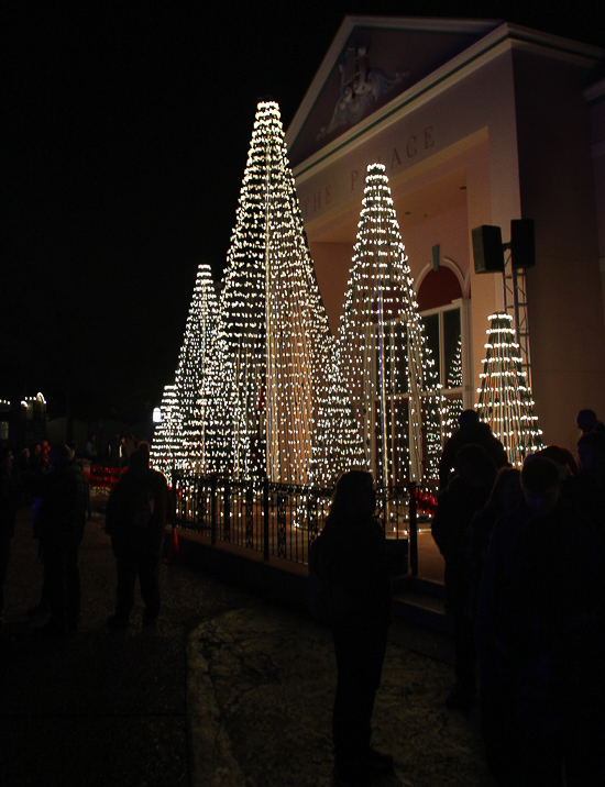 The new for 2016 Holiday In The Park Christmas celebration at Six Flags St. Louis, Eureka, Missouri