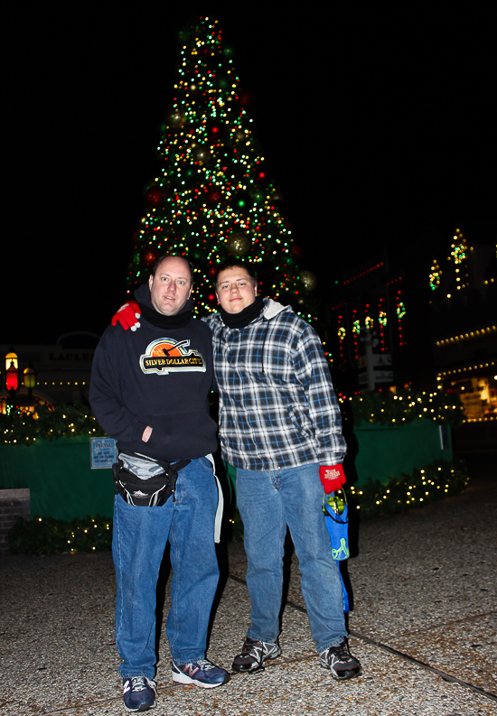 The new for 2016 Holiday In The Park Christmas celebration at Six Flags St. Louis, Eureka, Missouri