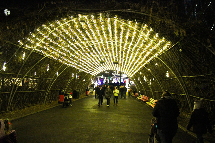 The new for 2016 Holiday In The Park Christmas celebration at Six Flags St. Louis, Eureka, Missouri