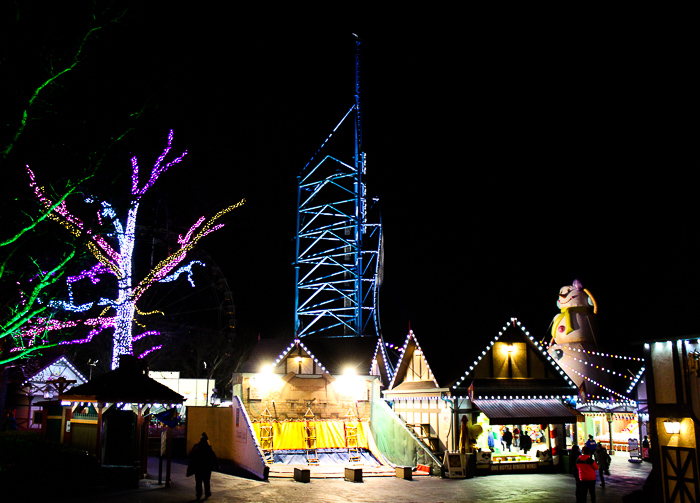 The new for 2016 Holiday In The Park Christmas celebration at Six Flags St. Louis, Eureka, Missouri