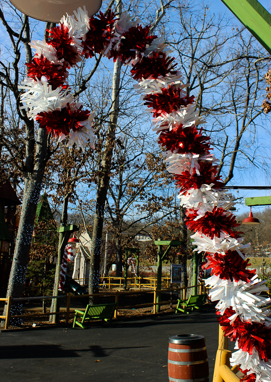 The new for 2016 Holiday In The Park Christmas celebration at Six Flags St. Louis, Eureka, Missouri