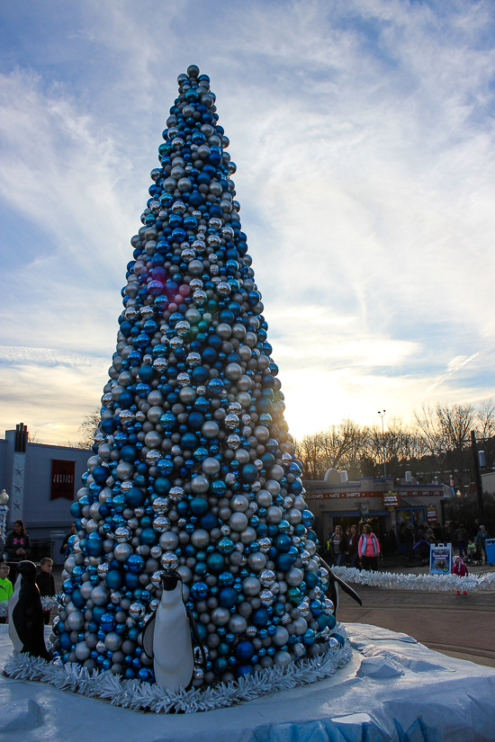 Holiday In The Park Christmas celebration at Six Flags St. Louis, Eureka, Missouri