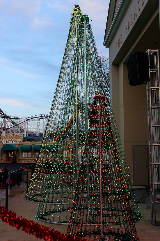 Holiday In The Park Christmas celebration at Six Flags St. Louis, Eureka, Missouri