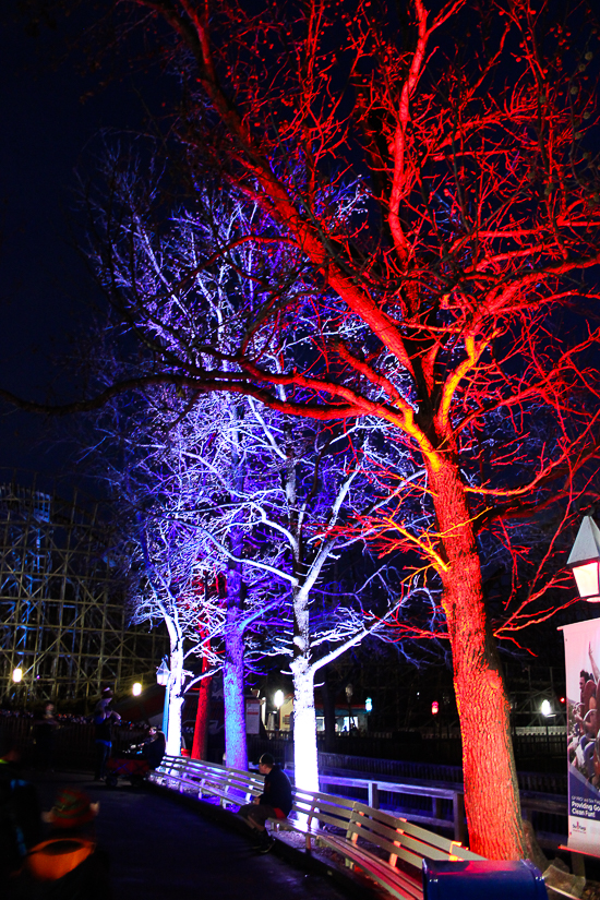 Holiday In The Park Christmas celebration at Six Flags St. Louis, Eureka, Missouri