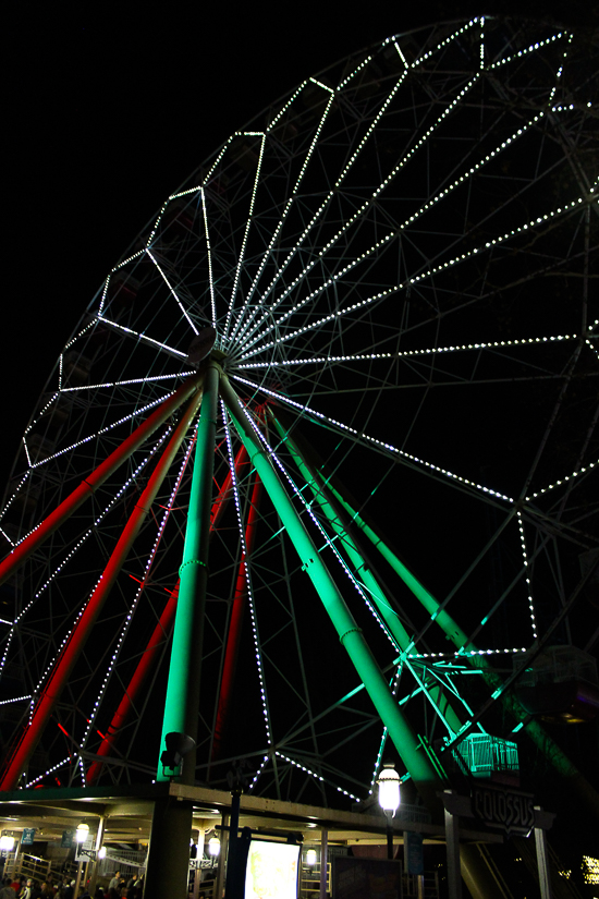 Holiday In The Park Christmas celebration at Six Flags St. Louis, Eureka, Missouri