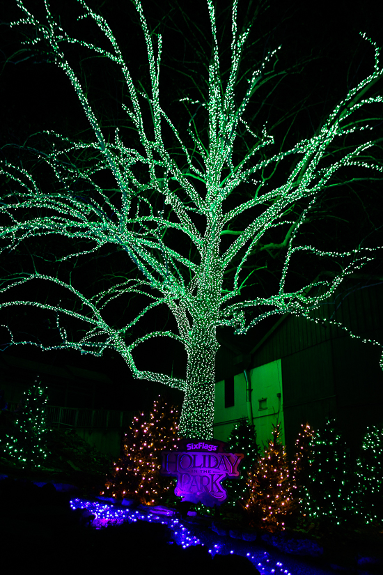 Holiday In The Park Christmas celebration at Six Flags St. Louis, Eureka, Missouri