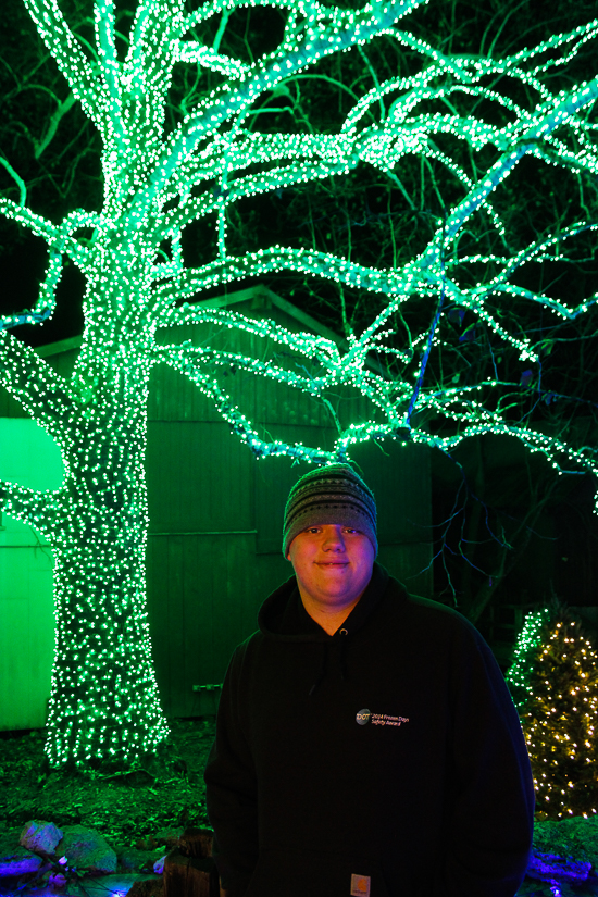 Holiday In The Park Christmas celebration at Six Flags St. Louis, Eureka, Missouri