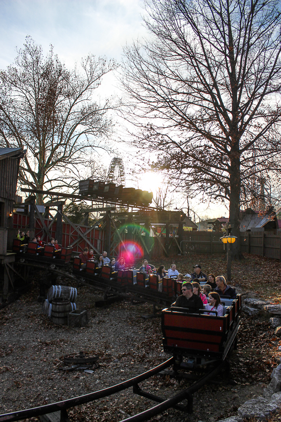 Holiday In The Park Christmas celebration at Six Flags St. Louis, Eureka, Missouri