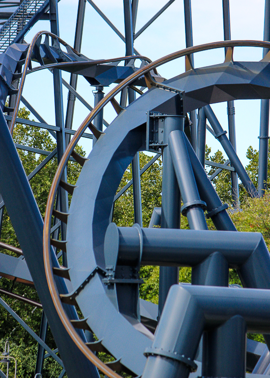 The Batman Roller Coaster at Daredevil Daze-Fright Fest 2019 at Six Flags St. Louis, Eureka, Missouri