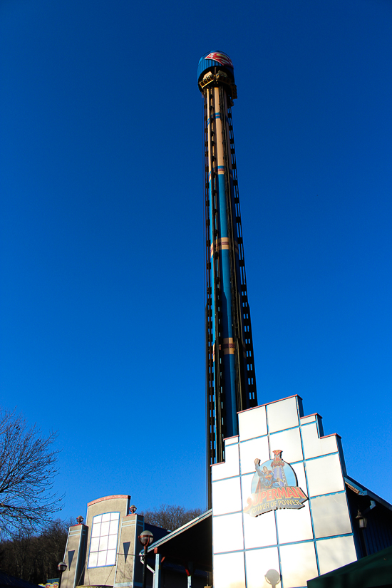 The River King Mine Train Rollercoaster at Six Flags St. Louis, Eureka, Missouri