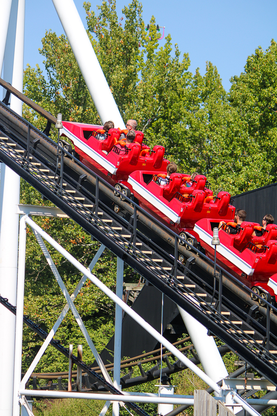 Batman:  The Ride at Daredevil Daze at Six Flags St. Louis, Eureka, Missouri