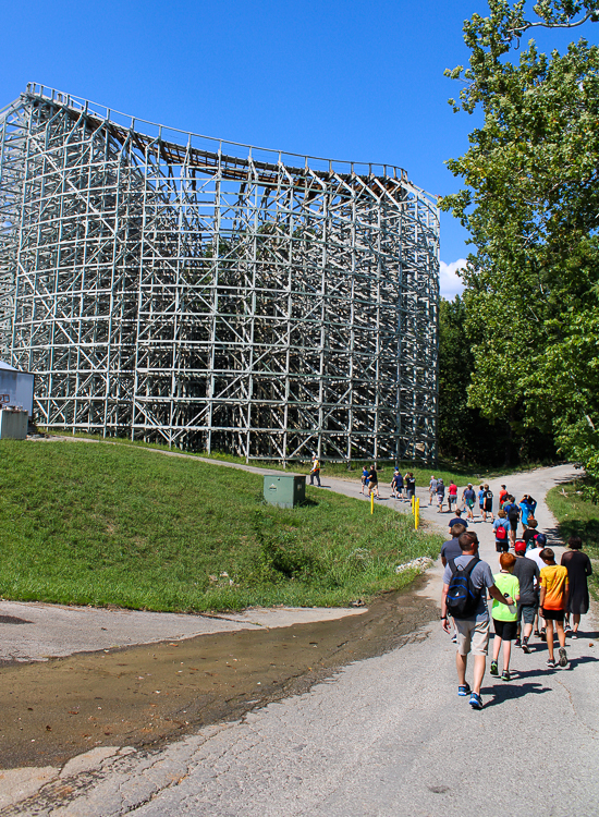 The Boss Rollercoaster at Daredevil Daze at Six Flags St. Louis, Eureka, Missouri