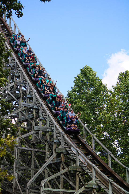 The Boss Rollercoaster at Daredevil Daze at Six Flags St. Louis, Eureka, Missouri