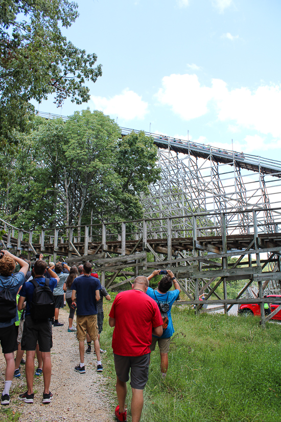 The Boss Rollercoaster at Daredevil Daze at Six Flags St. Louis, Eureka, Missouri