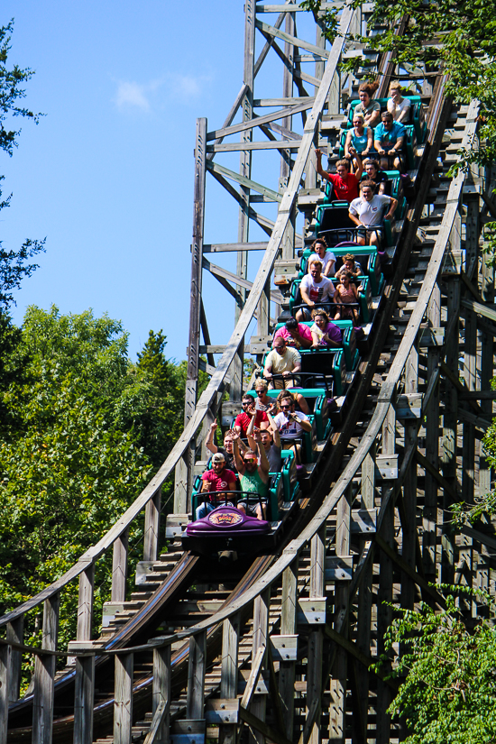 The Boss Rollercoaster at Daredevil Daze at Six Flags St. Louis, Eureka, Missouri