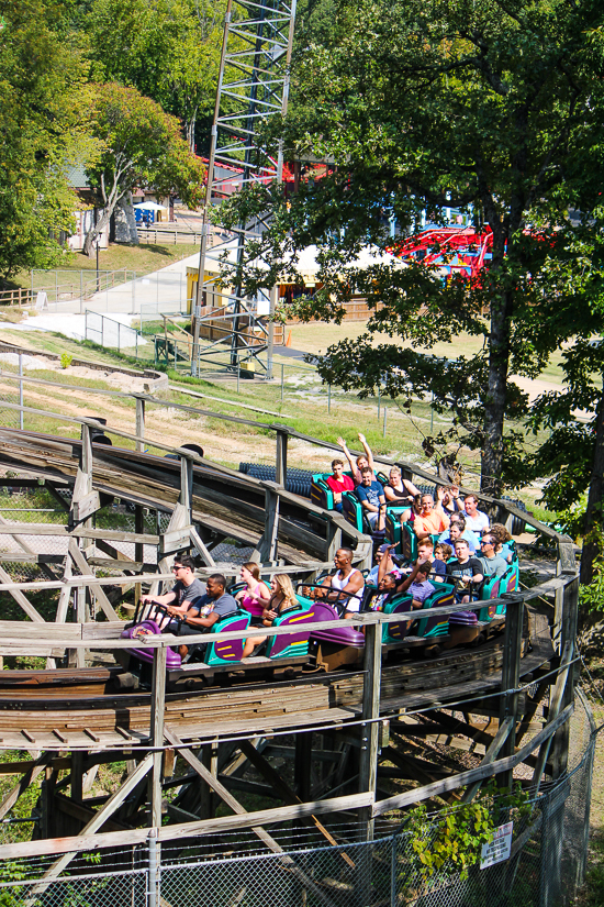  The Boss Rollercoaster at Daredevil Daze at Six Flags St. Louis, Eureka, Missouri