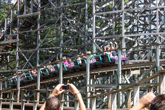 The Boss Rollercoaster at Daredevil Daze at Six Flags St. Louis, Eureka, Missouri