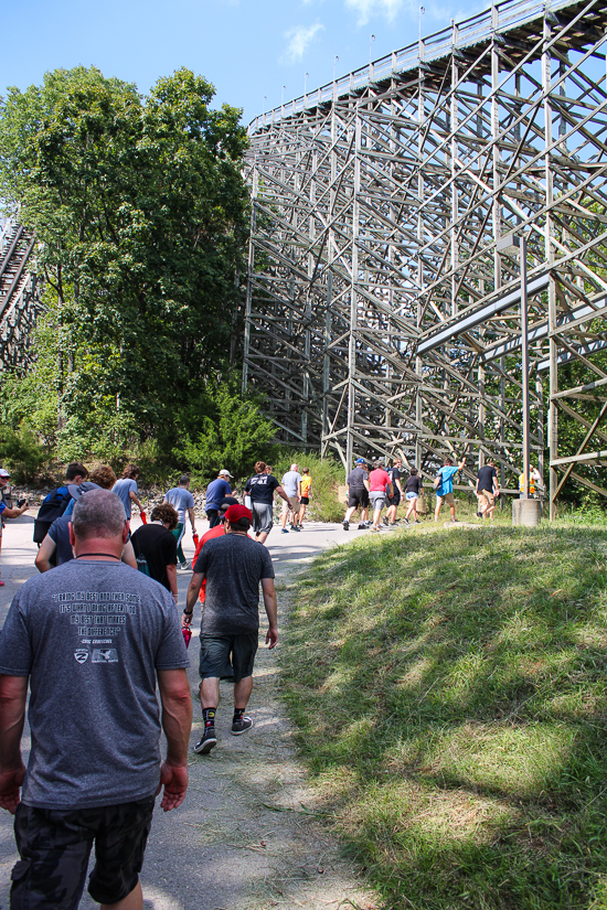 The Boss Rollercoaster at Daredevil Daze at Six Flags St. Louis, Eureka, Missouri