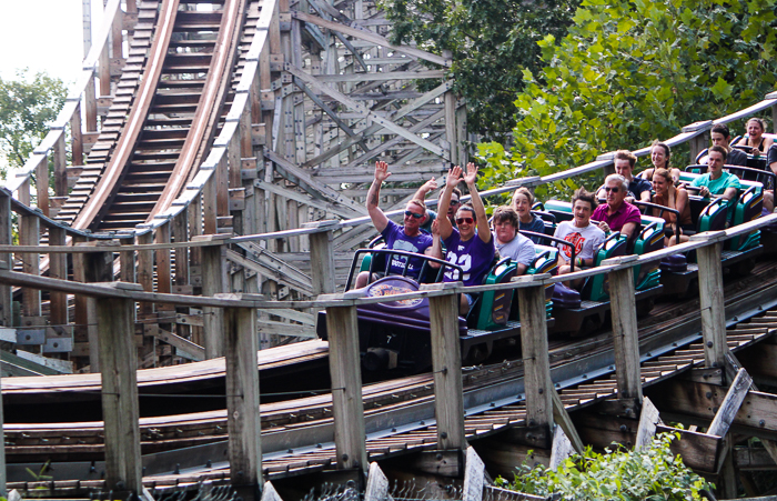 The Boss Rollercoaster at Daredevil Daze at Six Flags St. Louis, Eureka, Missouri