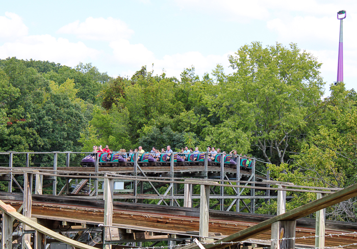 The Boss Rollercoaster at Daredevil Daze at Six Flags St. Louis, Eureka, Missouri