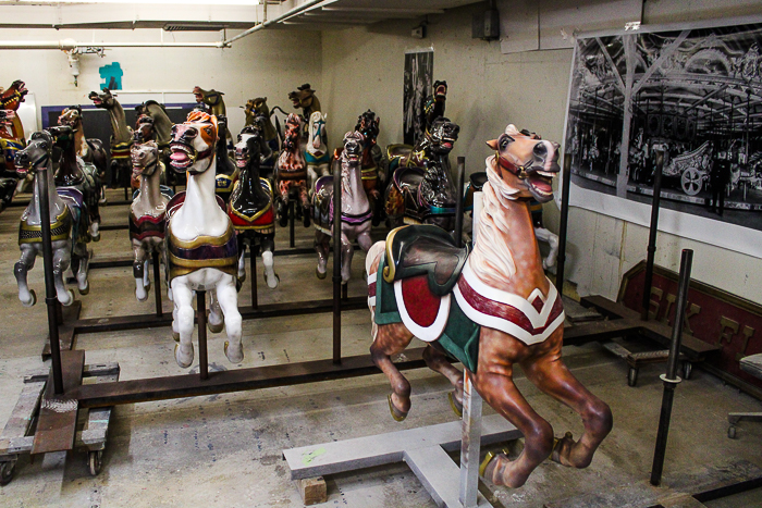 The restoration of the Grand Ole Carousel/PTC Carousel #35 at Six Flags St. Louis, Eureka, Missouri