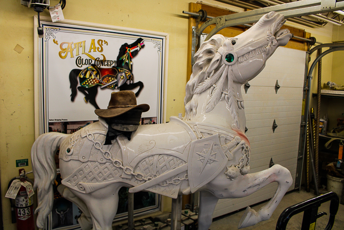 The restoration of the Grand Ole Carousel/PTC Carousel #35 at Six Flags St. Louis, Eureka, Missouri