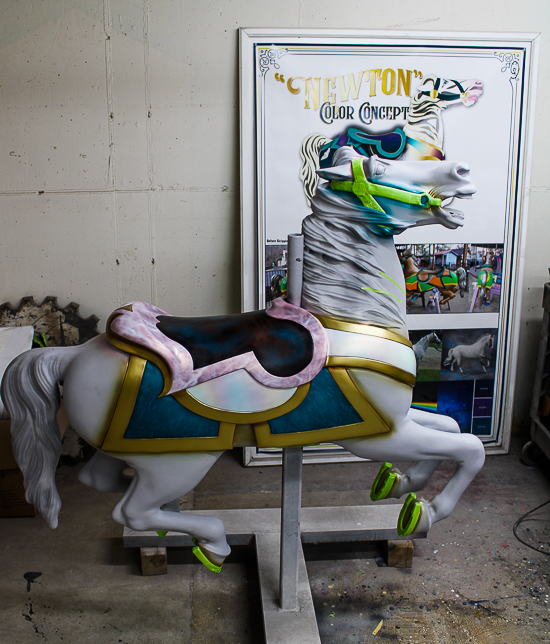 The restoration of the Grand Ole Carousel/PTC Carousel #35 at Six Flags St. Louis, Eureka, Missouri