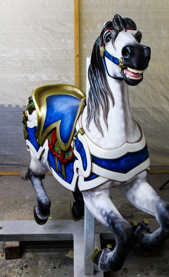 The restoration of the Grand Ole Carousel/PTC Carousel #35 at Six Flags St. Louis, Eureka, Missouri