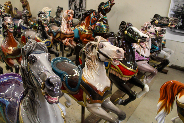 The restoration of the Grand Ole Carousel/PTC Carousel #35 at Six Flags St. Louis, Eureka, Missouri