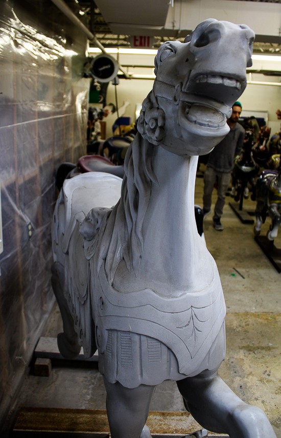 The restoration of the Grand Ole Carousel/PTC Carousel #35 at Six Flags St. Louis, Eureka, Missouri