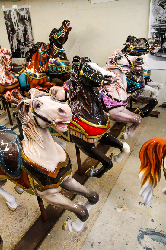 The restoration of the Grand Ole Carousel/PTC Carousel #35 at Six Flags St. Louis, Eureka, Missouri