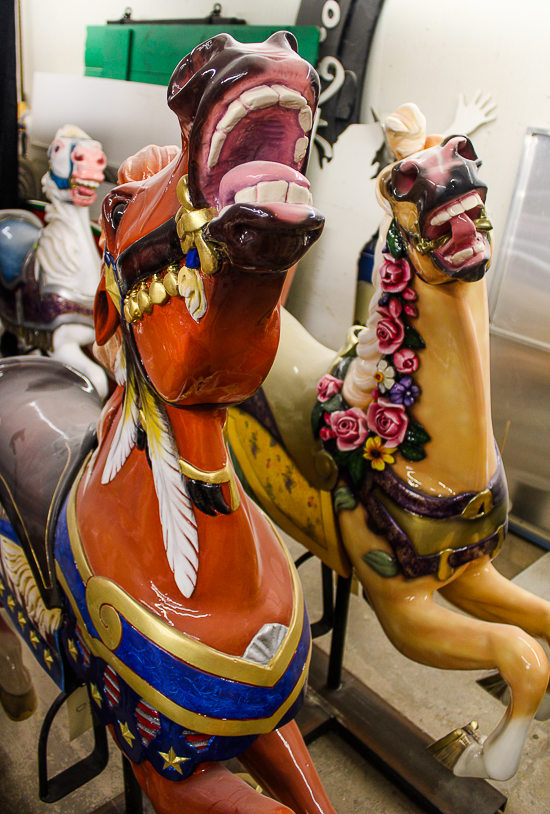 The restoration of the Grand Ole Carousel/PTC Carousel #35 at Six Flags St. Louis, Eureka, Missouri