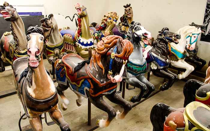 The restoration of the Grand Ole Carousel/PTC Carousel #35 at Six Flags St. Louis, Eureka, Missouri