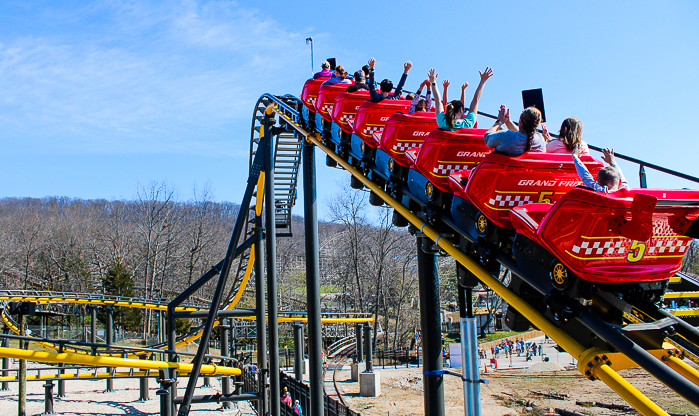 Opening Day at Six Flags St. Louis, Eureka, Missouri