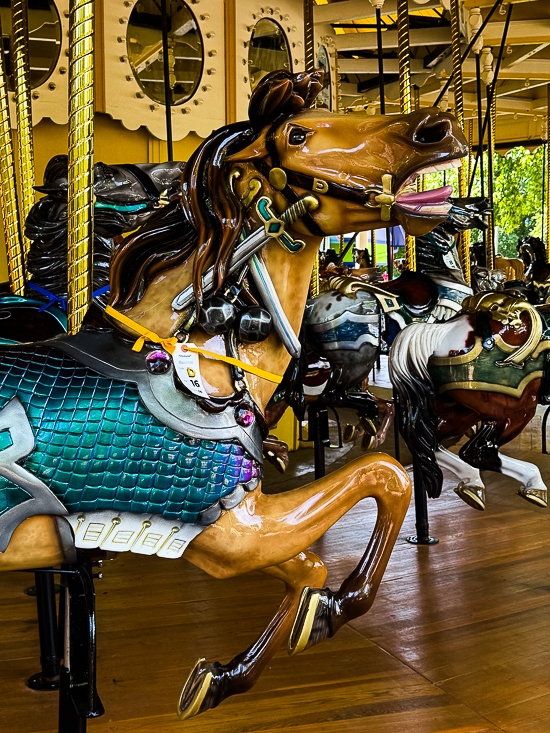 The Grand Ole' Carousel/PhiladadelphisnTobbogan Coasters Carousel #35 at Six Flags St. Louis, Eureka, Missouri