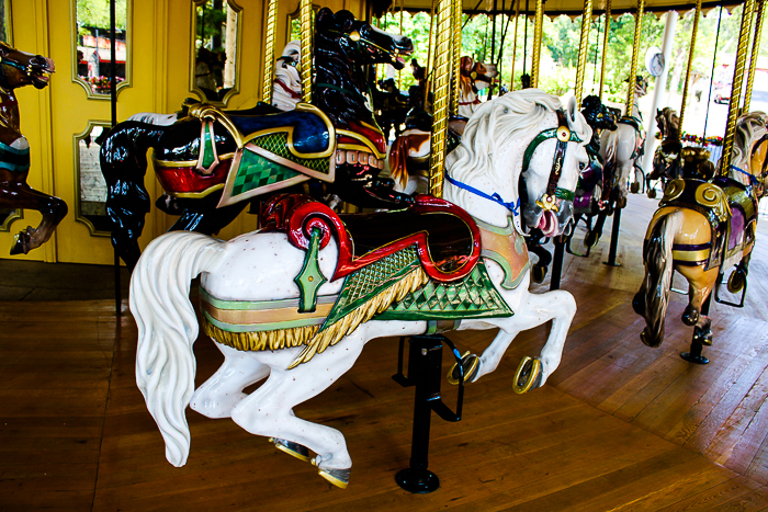 The Grand Ole' Carousel/PhiladadelphisnTobbogan Coasters Carousel #35 at Six Flags St. Louis, Eureka, Missouri