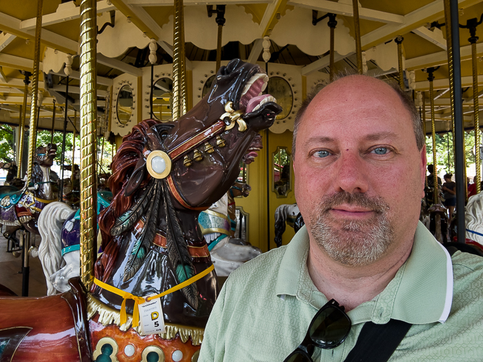 The Grand Ole' Carousel/PhiladadelphisnTobbogan Coasters Carousel #35 at Six Flags St. Louis, Eureka, Missouri