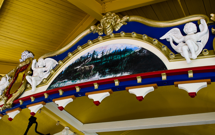 The Grand Ole' Carousel/PhiladadelphisnTobbogan Coasters Carousel #35 at Six Flags St. Louis, Eureka, Missouri