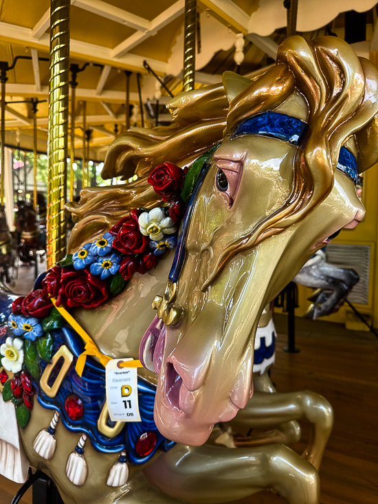 The Grand Ole' Carousel/PhiladadelphisnTobbogan Coasters Carousel #35 at Six Flags St. Louis, Eureka, Missouri